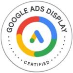 image qui représente un cercle, c'est le logo de la certification officielle de google ads sur le réseau display