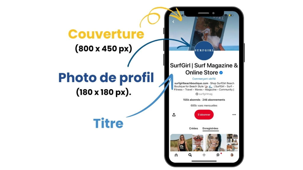 profil pinterest